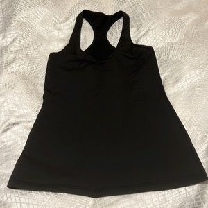 Lululemon cool racer back tank black size 4 excellent condition